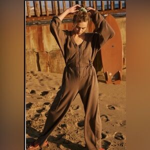 Free People See you again Jumpsuit $128 NWT